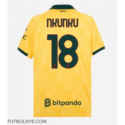 Camiseta AC Milan Christopher Nkunku #18 Tercera Equipación 2025-26 manga corta Camiseta AC Milan Christopher Nkunku #18 Tercera Equipación 2025-26 manga corta
